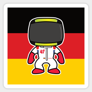 Mick Schumacher Custom Bobblehead - 2022 Season Flag Edition Sticker